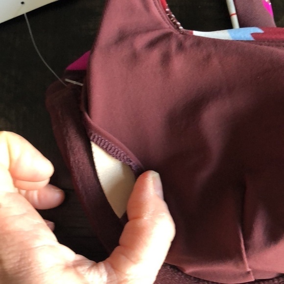 NEW Athleta Square Neck Tankini Bra Top 80% Recycled Nylon Size 32 B/C Swimsuit - Picture 10 of 16